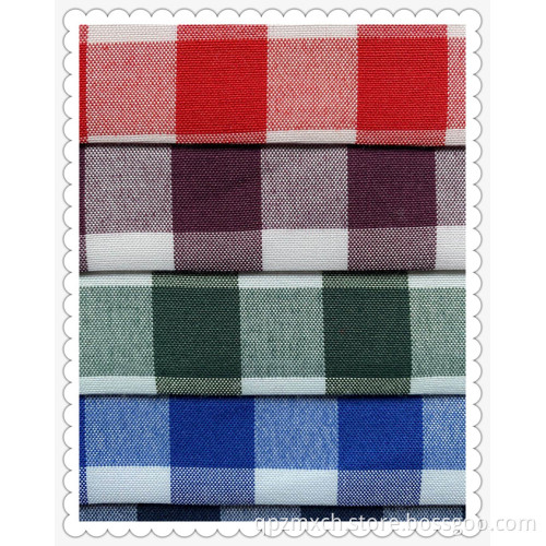 Yarn-dyefd Oxford Checker Fabric